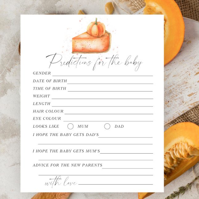 Pompoentaart - Baby voorspellingen en advies (Creator heeft geüpload)