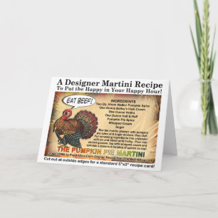 POMPOENTAART THANKSGIVING COCKTAIL RECEPT KAART