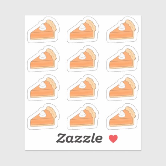 Pompoentaart Thanksgiving Herfst Halloween Planner Sticker (Vel)