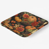 Pompoentijd, Kleuren van Herfst, Papieren Bordje (Gebogen)