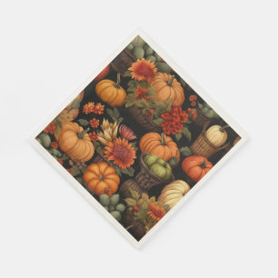 Pompoentijd, Kleuren van Herfst, Servet