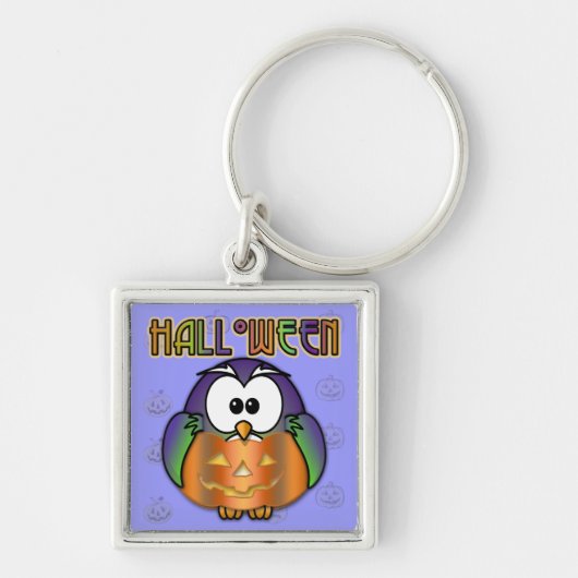 pompoenuil sleutelhanger (Voorkant)