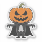 pompoenvampier sticker (Voorkant)