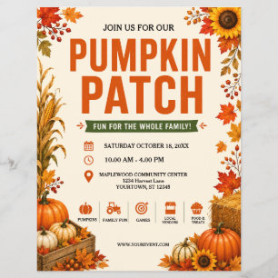Pompoenveld Flyer