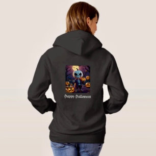 Pompoenveld Skelet Gezel Hoodie