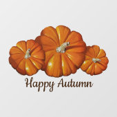 Pompoenvenster klampt raamsticker (Vel)