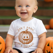 Pompoenvibes  Halloween Geen paniek Romper