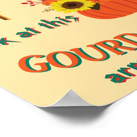 pompoenvormig Poster (Hoek)