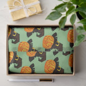Pompoenwitch Halloween-weefselpapier Tissuepapier (Geschenk)