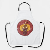 Pompogasmasker Halloween-ontwerp Schort (Voorkant)