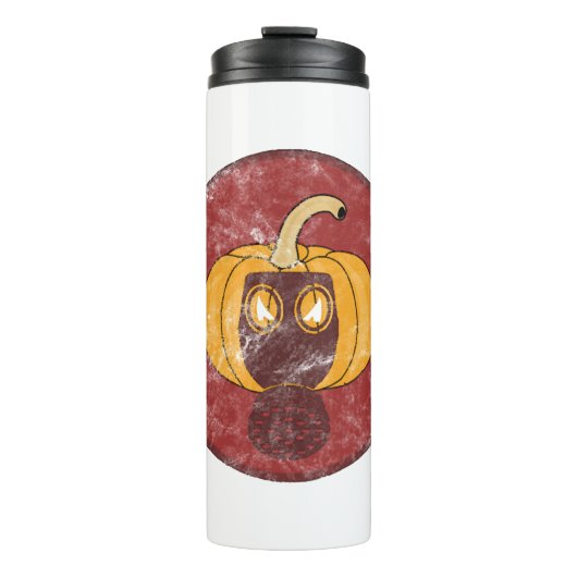 Pompogasmasker Halloween-ontwerp Thermosbeker (Voorkant)