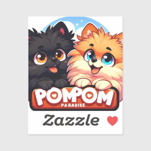 PomPomParadise sticker jerbear eevee (Feuille)