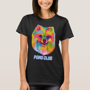 Poms Club Pommeren Humor Pom Pom Animal Pun T-shirt