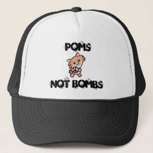 POMS NOT BOMBS Trucker Hat Pet