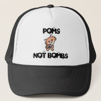 POMS NOT BOMBS Trucker Hat Pet