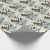 Pomsky Christmas Wrapping Paper Cadeaupapier (Hoek)