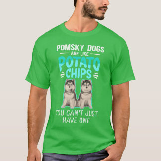 Pomsky Honden Zijn Als Pomskies Hondeneigenaar Gif T-shirt