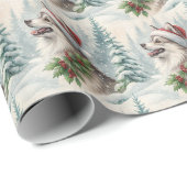 Pomsky Kerst Inpakpapier (Rol Hoek)