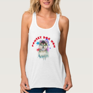 Pomsky mam Hondenliefhebber beste hond mam ooit Tanktop