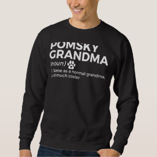 Pomsky Oma Definitie Grappig Pomsky Eigenaar Hond Trui