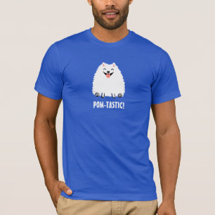 Pomtastische pommerans met aangepaste tekst t-shirt