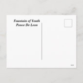 Ponce de Leon Fontaine de Jours de Jeunesse Carte  (Dos)