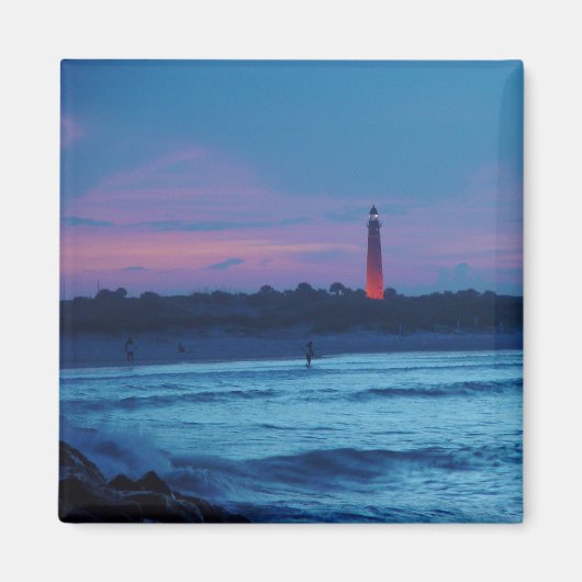 Ponce de Leon Inlet Lighthouse Dusk Magnet (Devant)