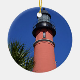 Ponce De Leon Lighthouse in Florida Keramisch Ornament