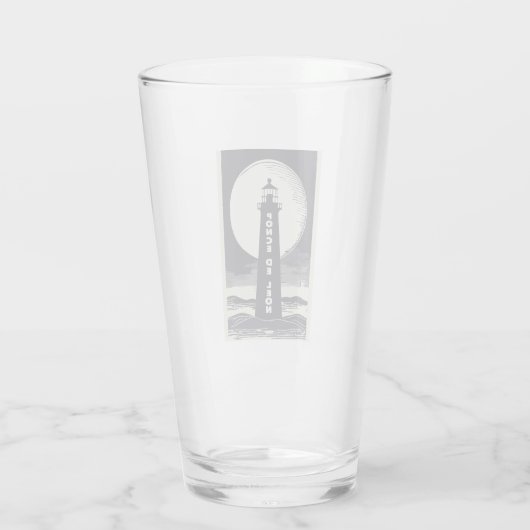 Ponce De Leon Lighthouse Moon Glas (Achterkant)