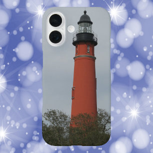 Ponce Inlet Lighthouse boven de bomen Foto iPhone 16 Hoesje