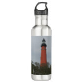 Ponce Inlet Lighthouse boven de bomen Foto Waterfles (Voorkant)