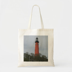 Ponce Light House Boven de bomen Foto Tote Bag