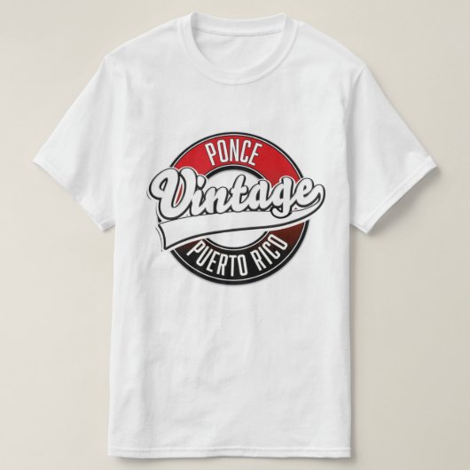 Ponce Puerto Rico  logo T-shirt (Design voorkant)