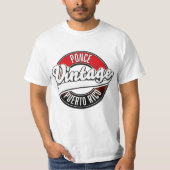 Ponce Puerto Rico  logo T-shirt (Voorkant)
