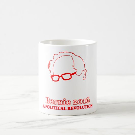 Ponceuses de Bernie 2016 tasses politiques d'une (Centre)