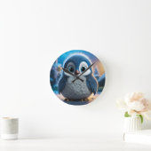 Poncho - Een gladde baby pinguïn Ronde Klok (Huis)