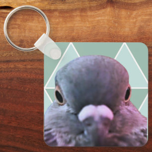 Poncho The Pigeon-sleutelhanger! Sleutelhanger