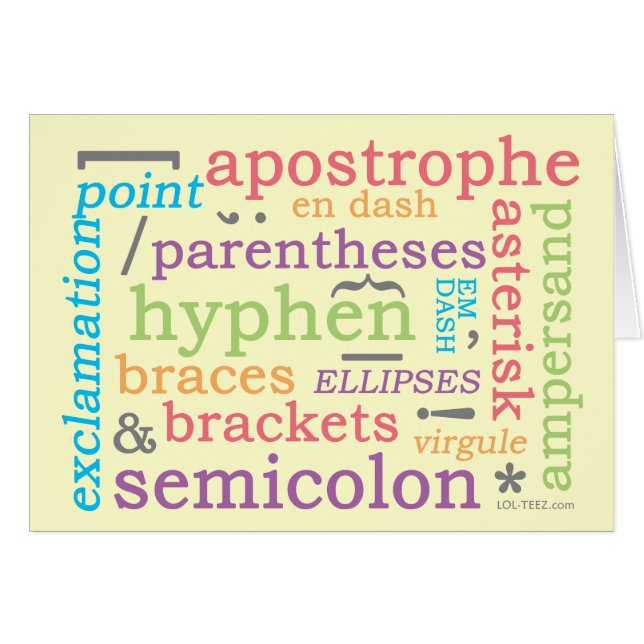 Ponctuation II (Devant horizontal)