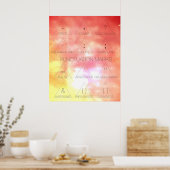 Ponctuation Marques Moderne Poster Typographique (Cuisine)