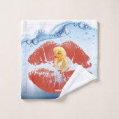 Pond Bombshell - Canards en caoutchouc féminin (Gant de toilette)