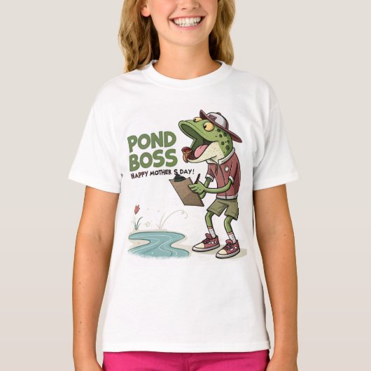 Pond Boss T-Shirt for Mother's Day (Voorkant)