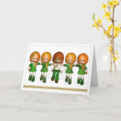 Pond Dance ! - Carte St. Patrick (Fleur jaune)