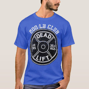 Pond dichte liftclub van 200 lbs Gym Weightlift Po T-shirt