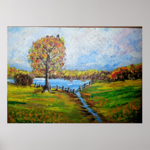 Pond en boom, Abita Springs Poster