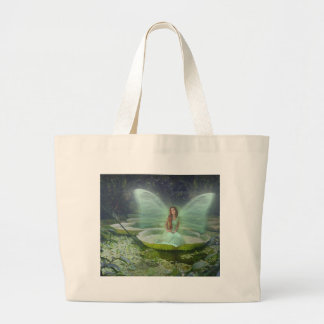 Pond Fairy Grote Tote Bag