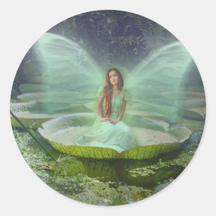 Pond Fairy Ronde Sticker
