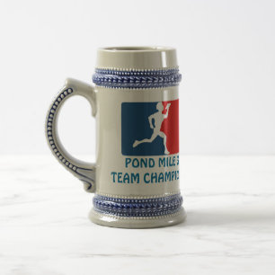 Pond Mile 3 Logo Beer Stein Bierpul
