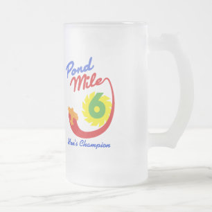 Pond Mile 6 Mannen Champion Beer Stein Matglas Bierpul