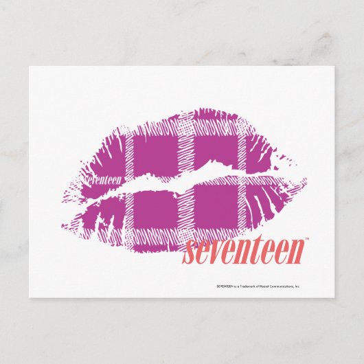 Pond Paars Briefkaart (Voorkant)