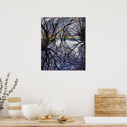 Pond Reflecties 2009 Poster (Keuken)